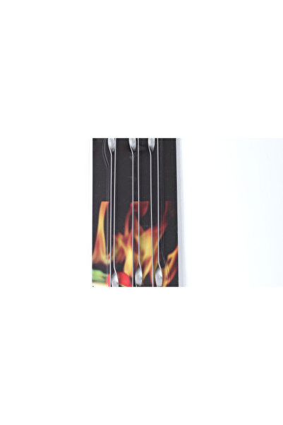 Generic 6 Pcs Stainless Steel Skewers