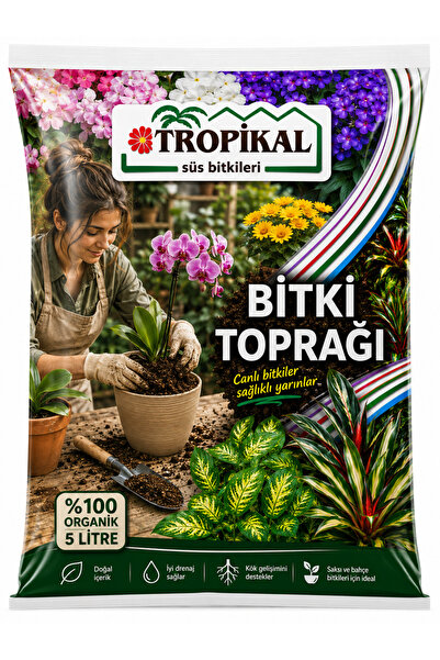 Florya Botanik Bitki Toprağı Perlit Karışımlı 5 lt