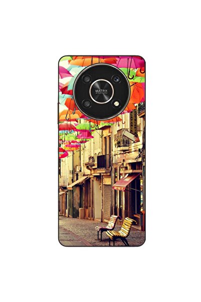 OEM Husa compatibila cu Honor X30 Silicon Gel Tpu Model Strada Umbrele Colorate