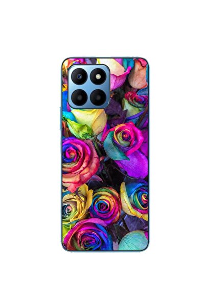 OEM Husa compatibila cu Honor X6 Silicon Gel Tpu Model Trandafiri Colorati