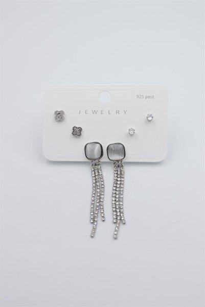 atastore2017 Multiple Set Earrings - Silver