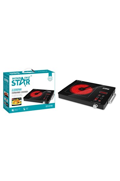 WINNINGSTAR Portable Infrared Burner, 2200W Electric Burner with 3 Hours Time...