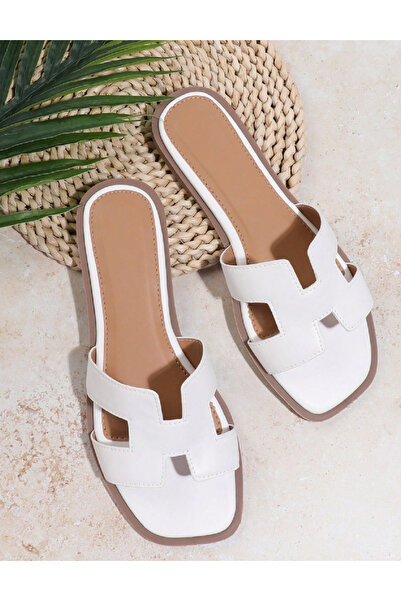 Evendi Slippers, White