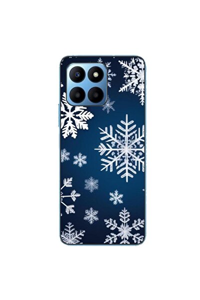 OEM Husa compatibila cu Honor X8 5G Silicon Gel Tpu Model Fulgi de Nea