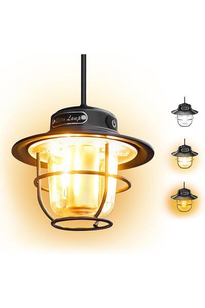 Arabest Camping Lantern, Rechargeable Portable Camping Light, 4 Light Modes, ...