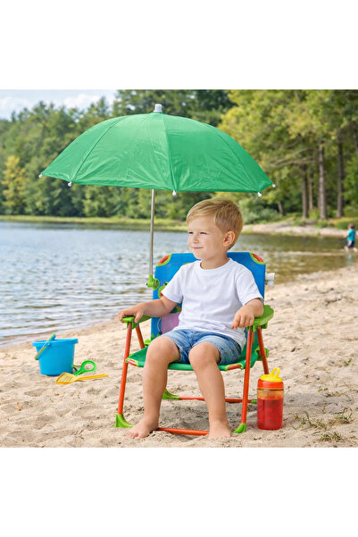 GINGER HOME Folding chair for children with umbrella Toffy, perfect for the b...