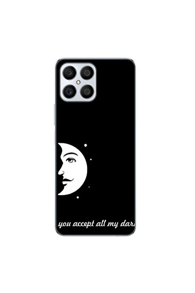 OEM Husa compatibila cu Honor X8 Silicon Gel Tpu Model Cupluri Model Luna