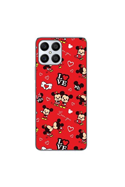 OEM Husa compatibila cu Honor X8 Silicon Gel Tpu Model Mickey Love Pattern Rosie