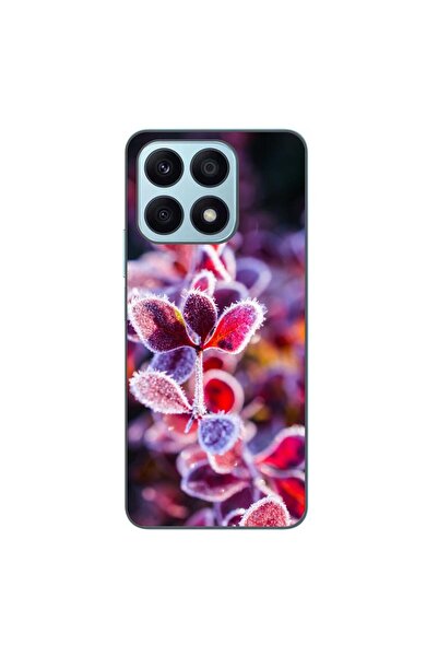 OEM Husa compatibila cu Honor X8a Silicon Gel Tpu Model Flori Inghetate