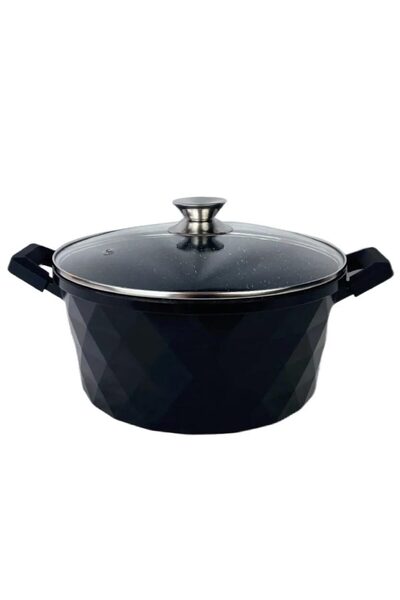 cheffinger Αντικολλητική Κατσαρόλα 24cm Induction με Μαρμάρινη Επίστρωση, Dia...