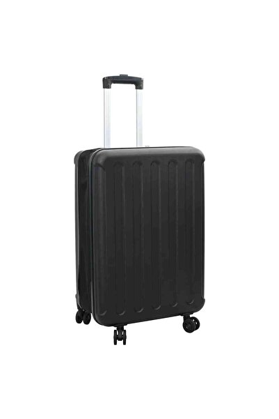 vidaxl Suitcase with lock Black 34 x 23 x 55.5 cm ABS plastic