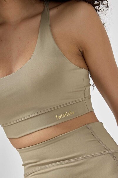 TWINTICKS Set de colanți sport pentru femei, cu talie înaltă și cusături deta...
