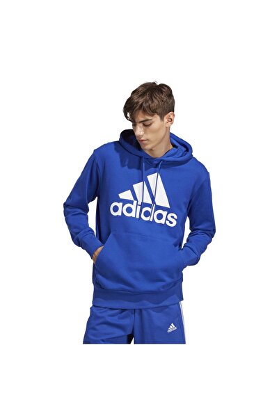 adidas Hanorac bărbătesc Essentials French Terry cu logo mare L