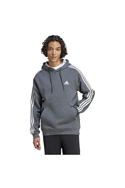 adidas Hanorac din fleece cu 3 dungi pentru bărbați, Mărimea M