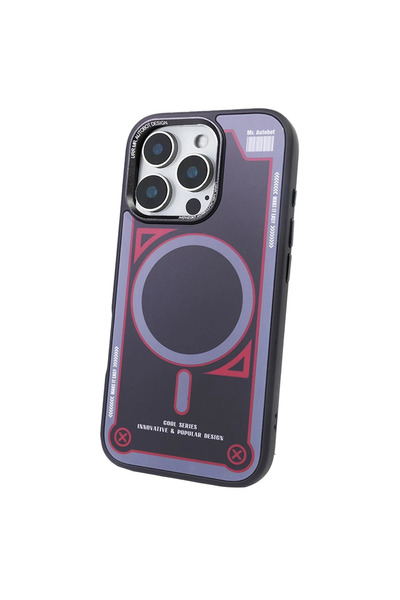 Fuchsia غطاء URR Cool Series Matte Pure PC Magsafe متوافق مع هاتف iPhone 16 P...