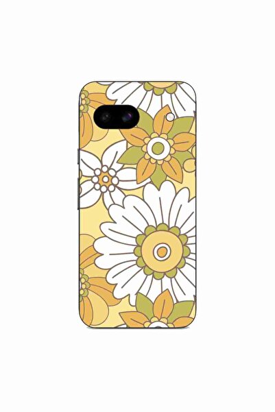 OEM Калъф, съвместим с Google Pixel 8A, силиконов гел TPU, десен  "Пастелна г...