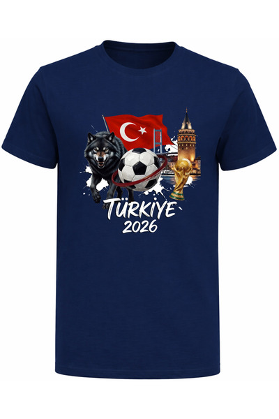 Efendioğlu Design تي شيرت مطبوع عليه برج جالاتا وقبة كورت بيراك 2026 بتصميم ك...