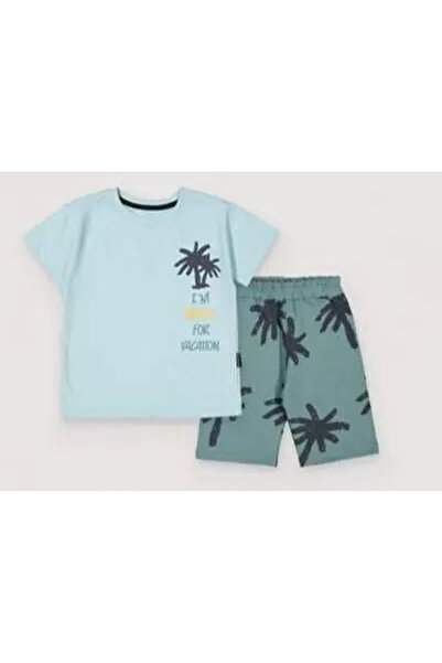 DMR Elegance 2/5 Years Old Palm Tree Printed Children's Set