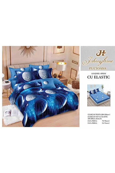 Pucioasa Lenjerie de pat Finet 6 piese cu elastic-T296