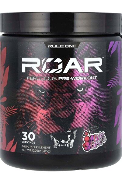 Rule One Proteins Roar Ferocious PreWorkout Wild Grape 10.05 oz (285 g)