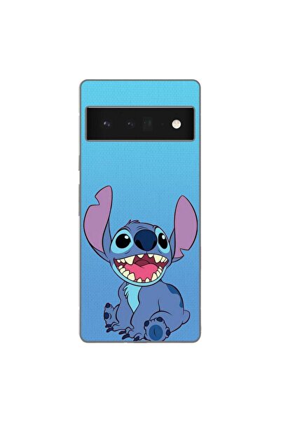 OEM Θήκη συμβατή με Google Pixel 6 Pro Σιλικόνης Gel TPU με σχέδιο Ραφής Μπλε
