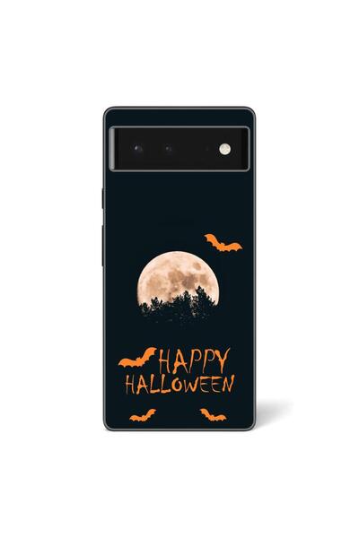 OEM Husa compatibila cu Google Pixel 6 Silicon Gel Tpu Model Happy Halloween ...