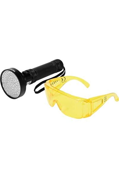 yato Kit Ochelari Și Lanternă Led Uv, 100 Led