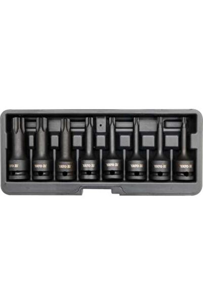 yato Set 8 Chei Tubulare De Impact, Torx 1/2''