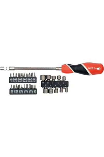 yato Set Șurubelniță Flexibilă + Biți, 31 Buc