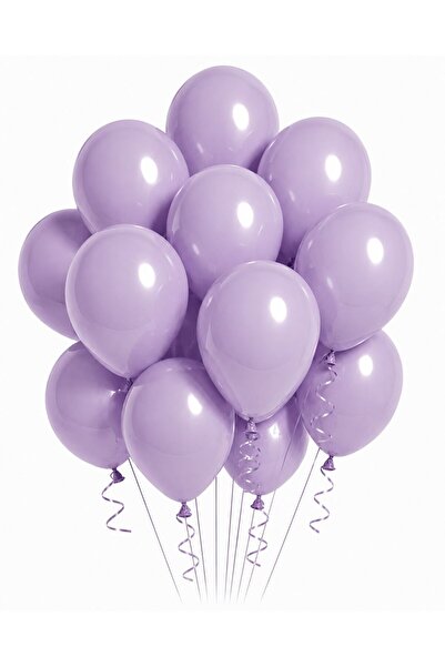 Sev-AL Balonları Makaron Mor Dream Parti Balonu 5’li Set 11 İnç Lateks Balon ...