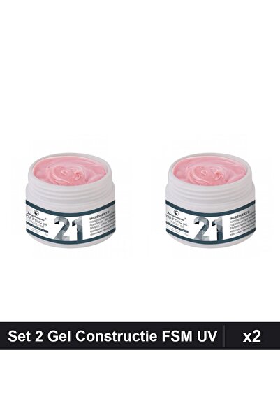 FSM Set 2 Gel de Constructie UV LED 15g, Builder Gel Sculpting Manichiura