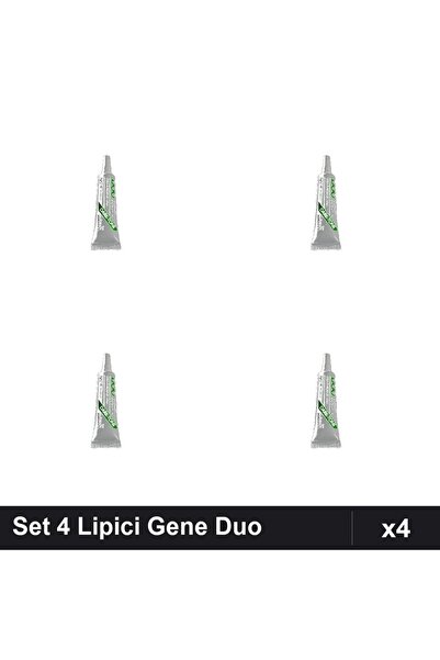 Duo Set of 4 False Eyelash Glue 7g, Sheer, Professional Manicure Adhesive