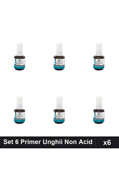 global fashion Set 6 Primer Unghii Non Acid 15ml, Bază Manichiură Profesională
