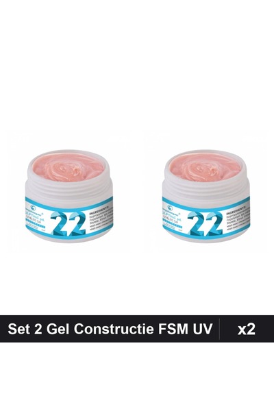 FSM Set 2 Gel de Constructie UV LED 50g, Sculpting Gel Profesional Manichiura