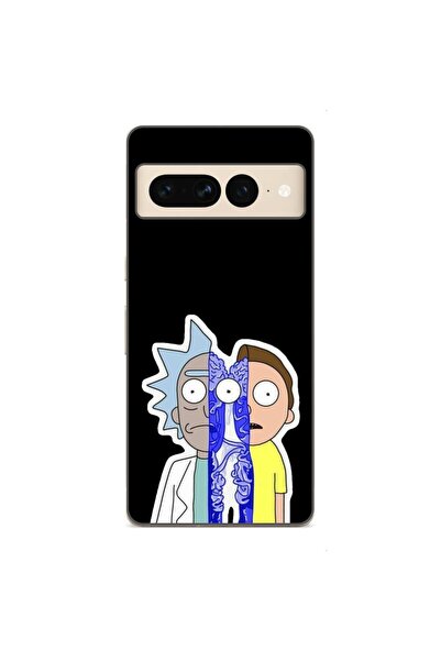 OEM Husa compatibila cu Google Pixel 7 Pro Silicon Gel Tpu Model Rick And Mor...