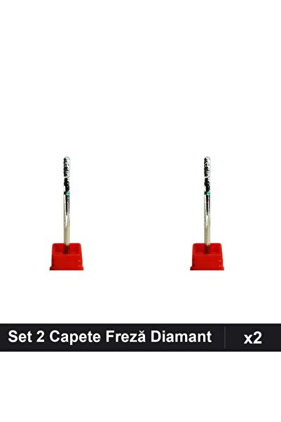 NAİLS Set 2 Capete Freză Diamant Unghii, Manichiura Profesională, Accesoriu P...