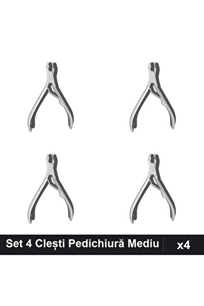One Group Set 4 Clești Pedichiură Mediu, Îngrijire Unghii Profesională
