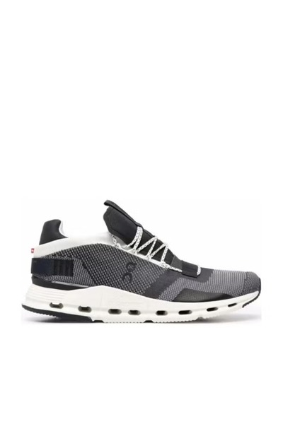 Premium CloudNova Casual Sneakers – Black White Edition