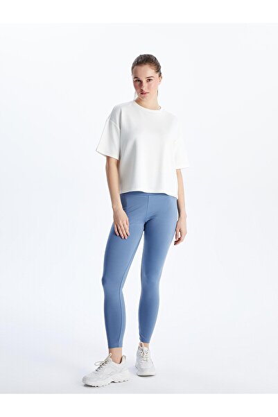 LC Waikiki Nevavm Women's Sports Leggings with Elastic Waist and Difference i...