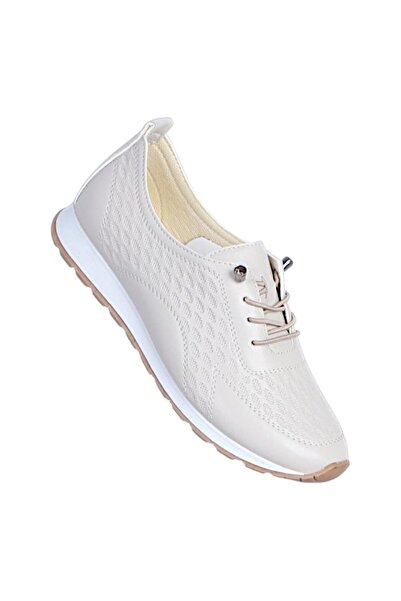 Ayakcenter Alens A10 Cream Women's Casual Shoes