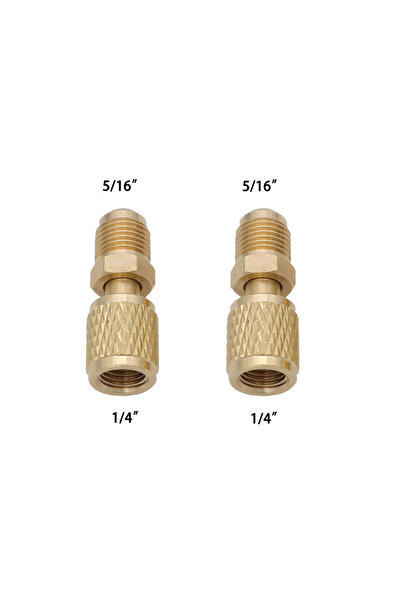 Choice5 TYPE 5 1pcs Brass Adapter 5/16 SAE F Quick Couplers To 1/4 SAE M Flar...