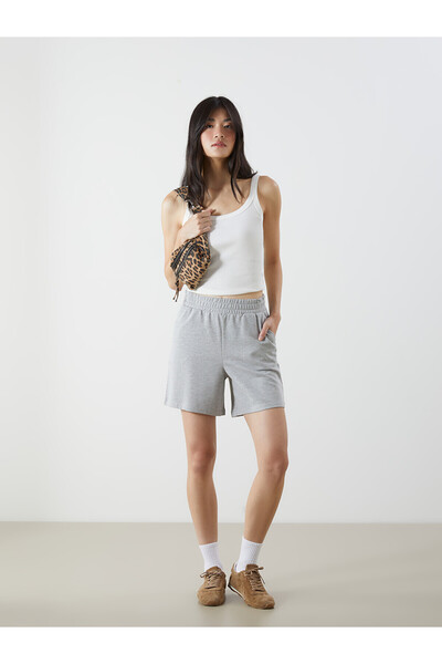 LC Waikiki Nevavm Women's Shorts with Elastic Waist