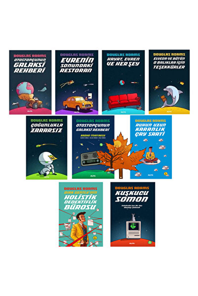 Alfa Yayınları Otostopçunun Galaksi Rehberi -tam set 9 kitap- Evrenin Sonunda...