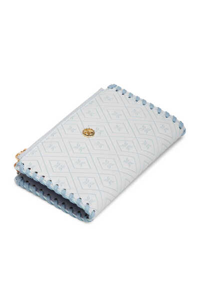Tergan Mavi Print Kadın Cüzdan - S1CB00055828-V9F