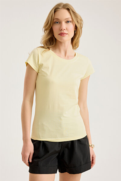 HomeStore Crew Neck Basic T-shirt