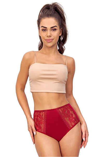 OEM High-Leg comfort bikini bottom - 239 burgundy - 38/M
