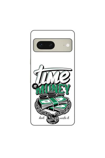 OEM Θήκη συμβατή με Google Pixel 8, από σιλικόνη gel TPU, με σχέδιο  "Ο χρόνο...
