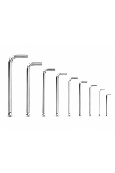 OEM Set of 9 hexagonal Allen keys, various sizes