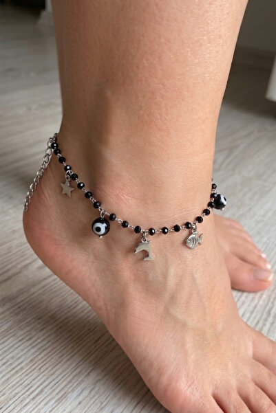 PETEK AKSESUAR Crystal Nazar Elegant Anklet