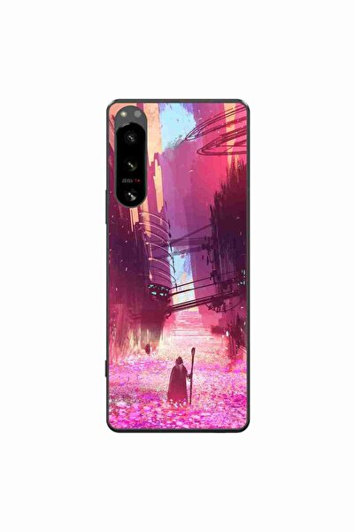 OEM Калъф, съвместим със Sony Xperia 5 IV, силиконов гел TPU, с десен  "Фентъ...